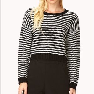 Striped Knit Sweater Size Small